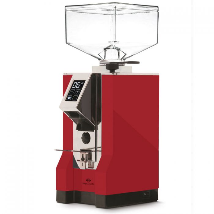 Eureka Mignon Specialita Coffee Grinder - Red  Chrome - You Barista - Electric Coffee Grinder