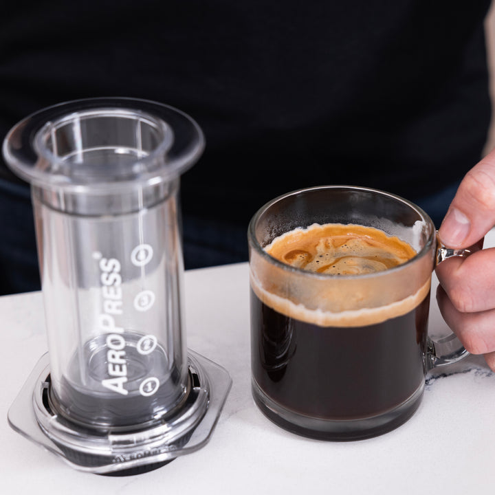 AeroPress Clear Coffee Maker from the You Barista Coffee Company UK London Surrey