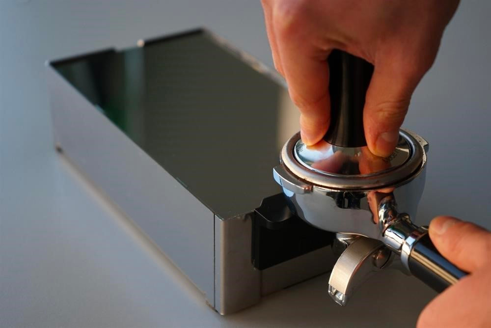 Eureka Mignon Knock Drawer in Stainless Steel by the You Barista Coffee Company UK London Surrey