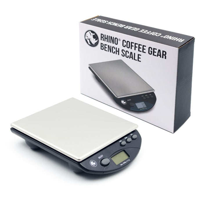 Rhino Coffee Gear Digital Bench Scale 2kg/0.1g by the You Barista Coffee Company UK London Surrey