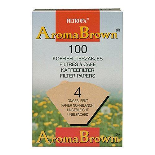 Filtropa Size 4 Coffee Filter Papers (Brown) - 100 Pack - You Barista - Filtropa Filters