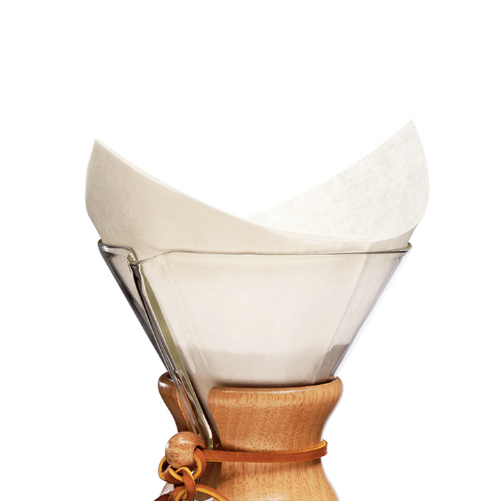 Chemex Bonded Filters Pre-Folded Squares - Bleached x 100 - You Barista - Chemex Filters