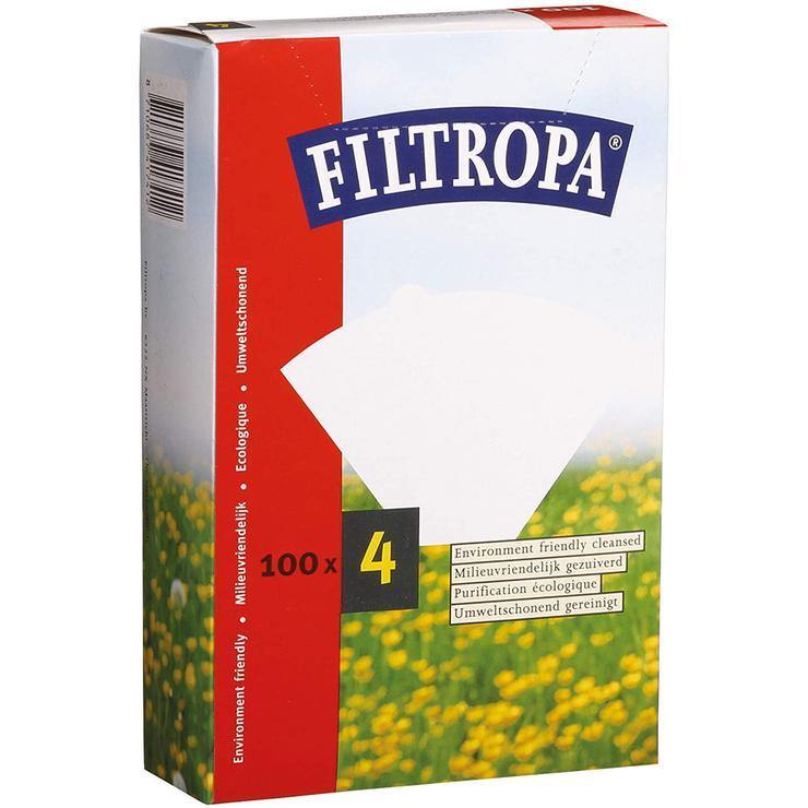 Filtropa Size 4 Coffee Filter Papers (White) - 100 Pack - You Barista - Filtropa Filters