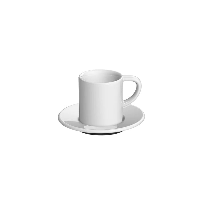Loveramics Bond Espresso Cup and Saucer Set 80ml - White The You Barista Coffee company uk London surrey