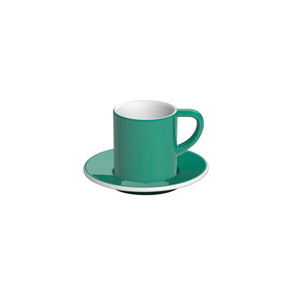 Loveramics Bond Espresso Cup and Saucer Set 80ml - Teal The You Barista Coffee Company UK London Surrey