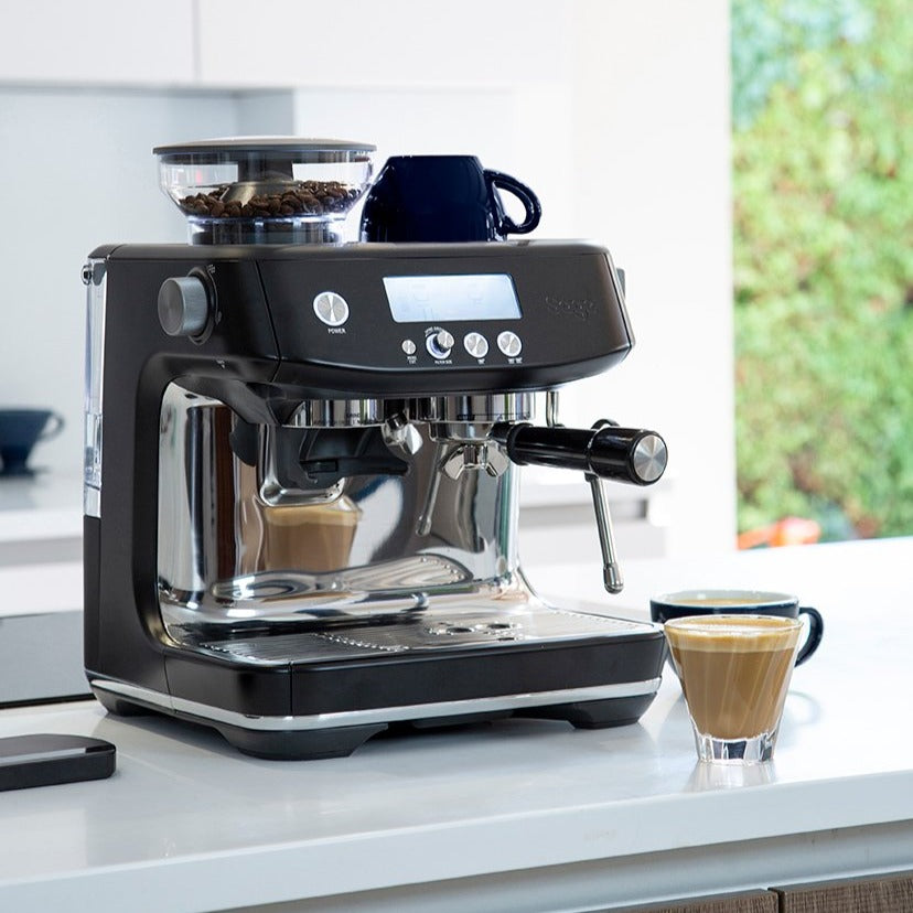 Sage The Barista Pro Espresso Machine Black Truffle from the You Barista Coffee Company UK London Surrey