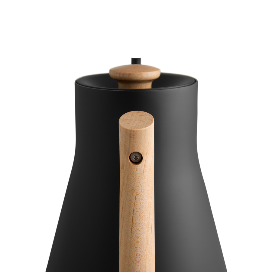 Fellow Stagg EKG Electric Pouring Kettle Matte Black with Maple Handle The You Barista Coffee Company UK London Surrey